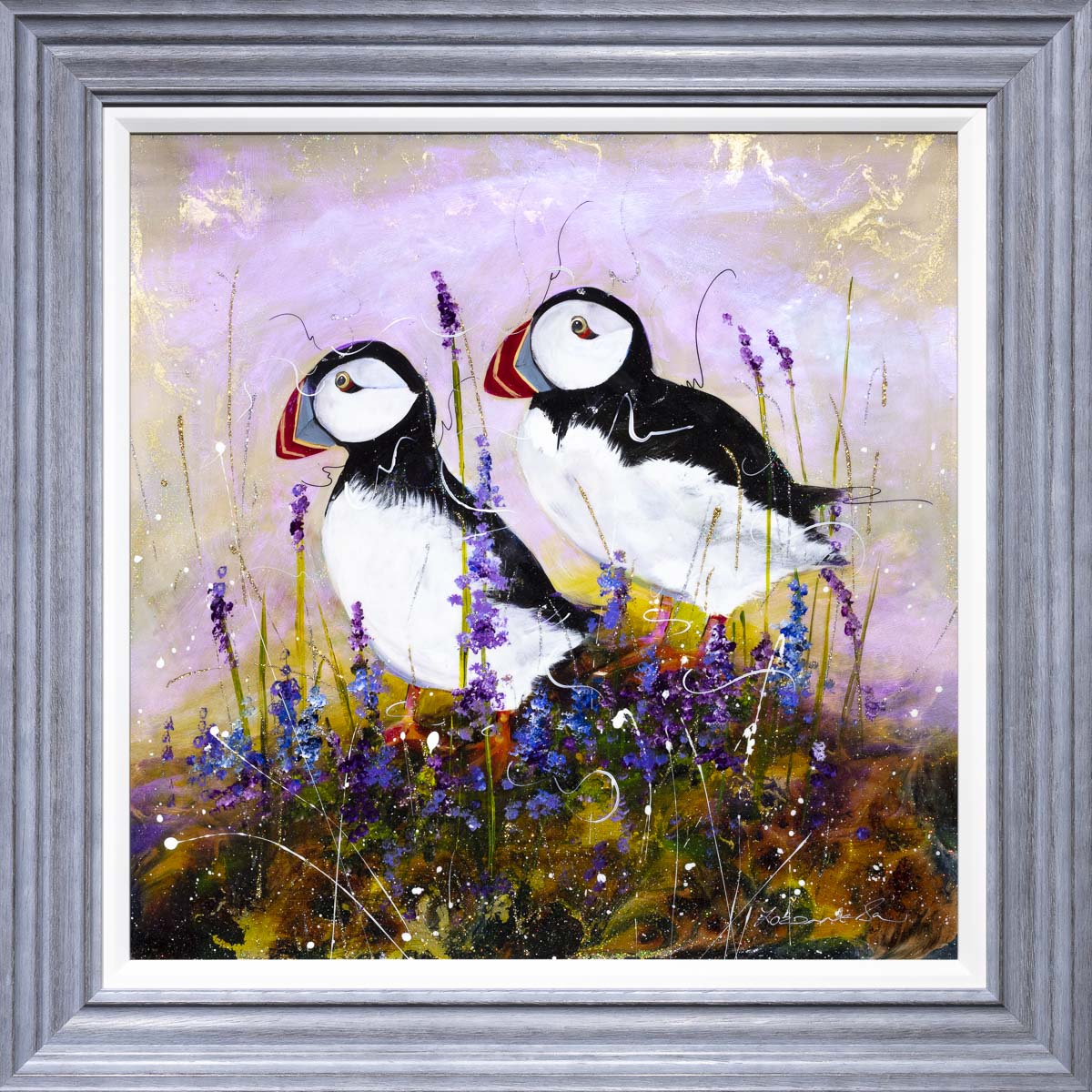 Huff and Puff - Original Rozanne Bell Framed