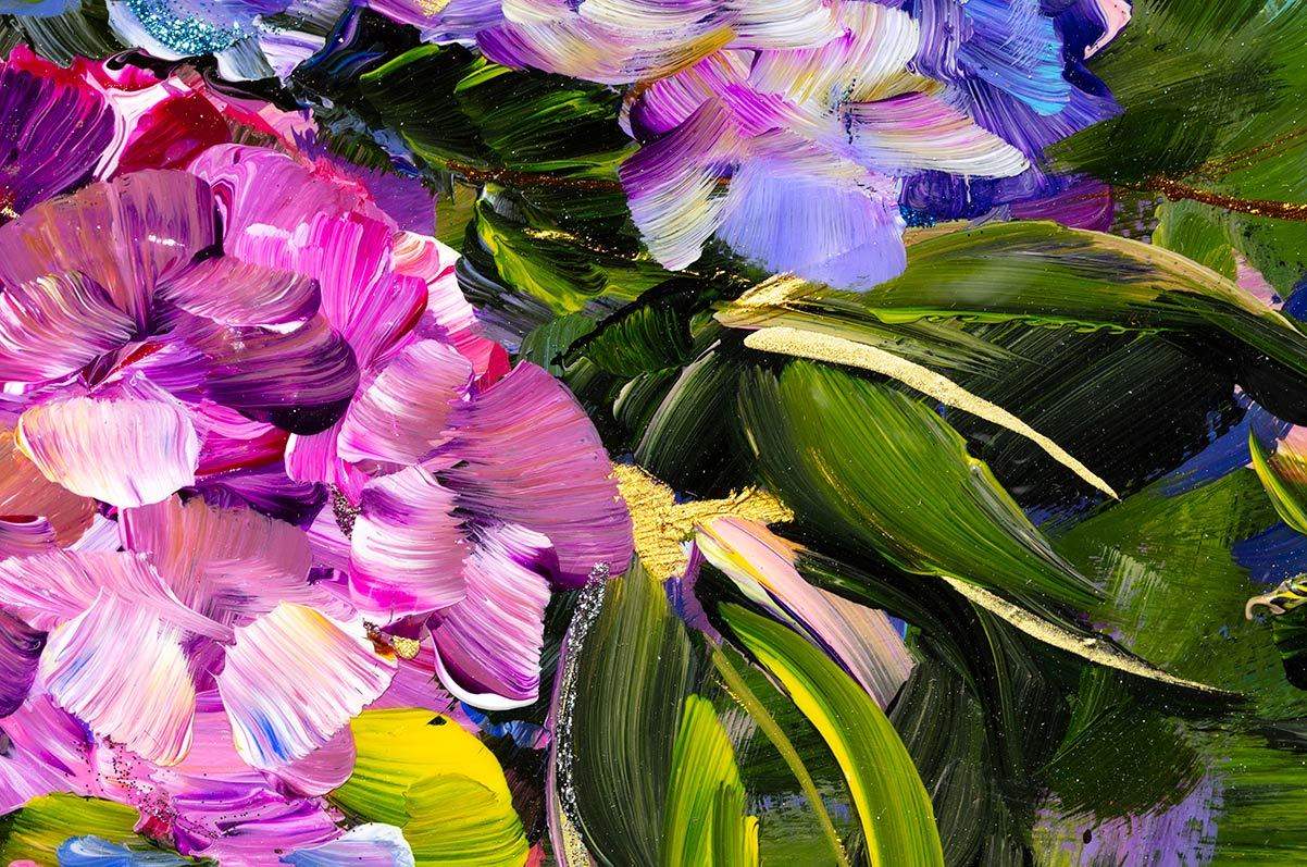 Hydrangeas in Bloom - Original - SOLD by artist Rozanne Bell - Wyecliffe Galleries