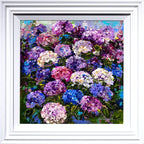 Hydrangeas in Bloom - Original - SOLD by artist Rozanne Bell - Wyecliffe Galleries
