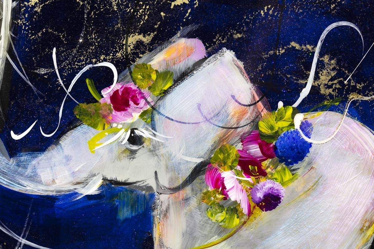 I'll Lead the Way - Original - SOLD by artist Rozanne Bell - Wyecliffe Galleries