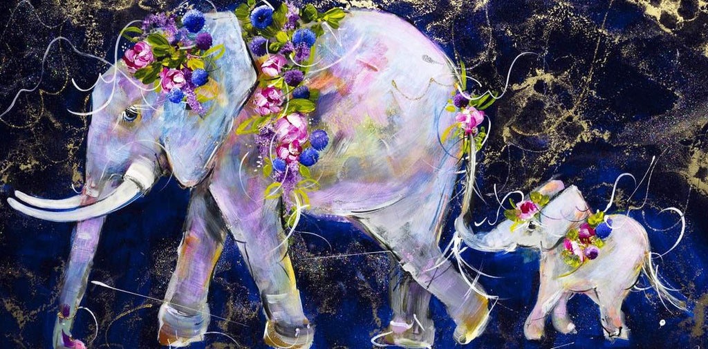 I'll Lead the Way - Original - SOLD by artist Rozanne Bell - Wyecliffe Galleries