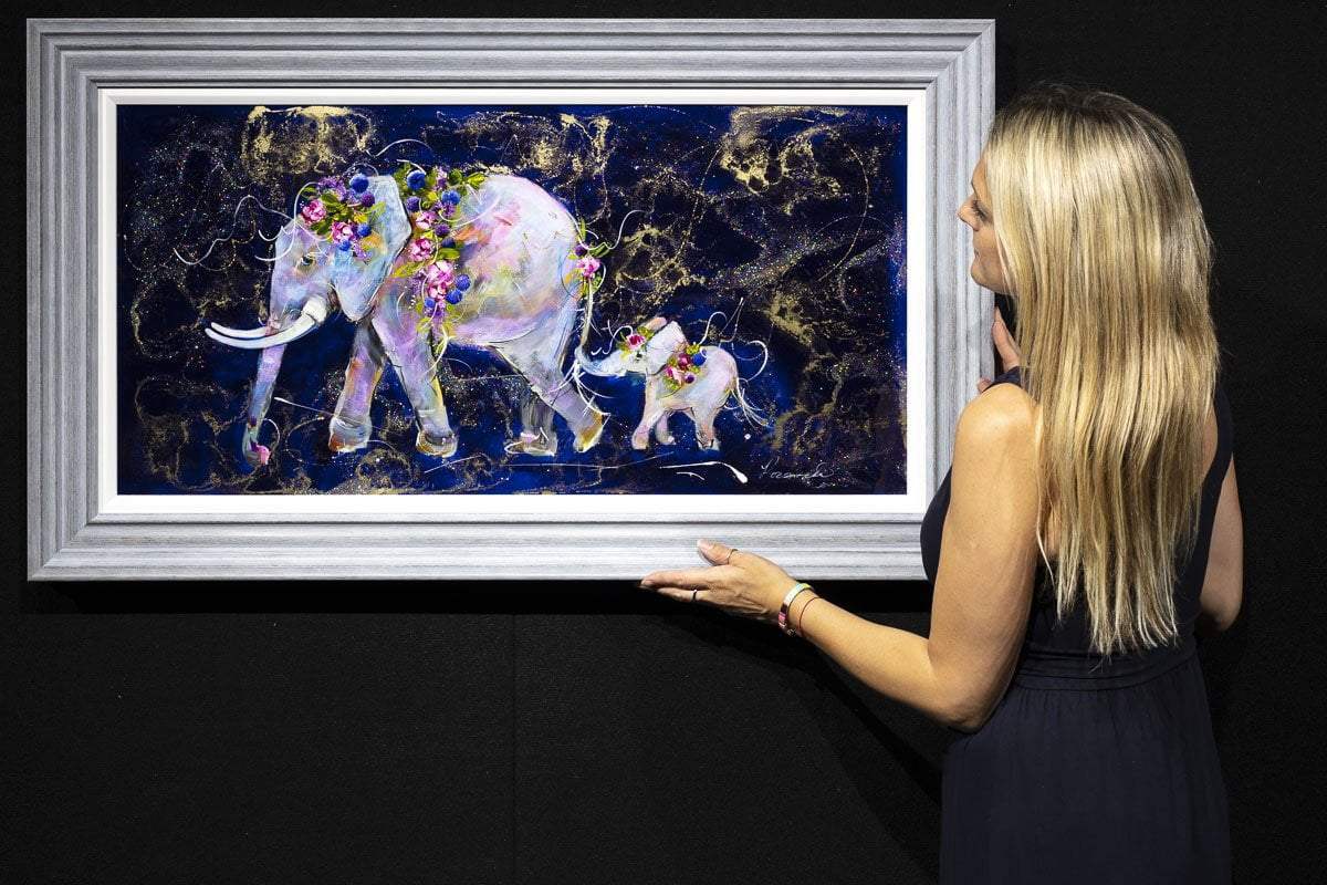 I'll Lead the Way - Original - SOLD by artist Rozanne Bell - Wyecliffe Galleries