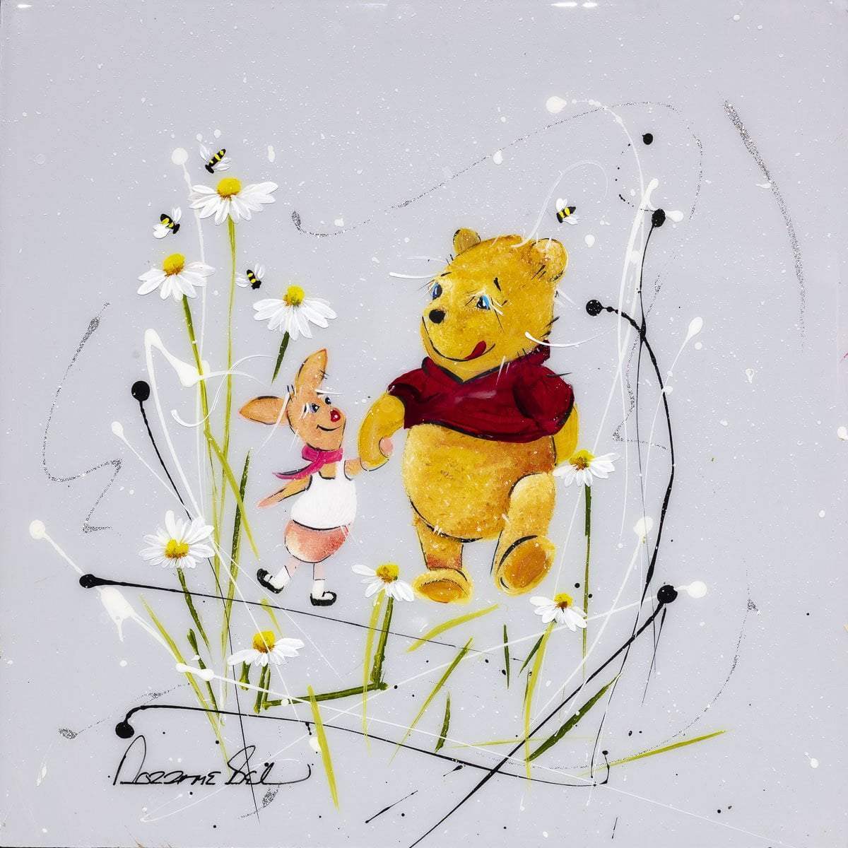 I'm Never Afraid With You - Original - SOLD by artist Rozanne Bell - Wyecliffe Galleries