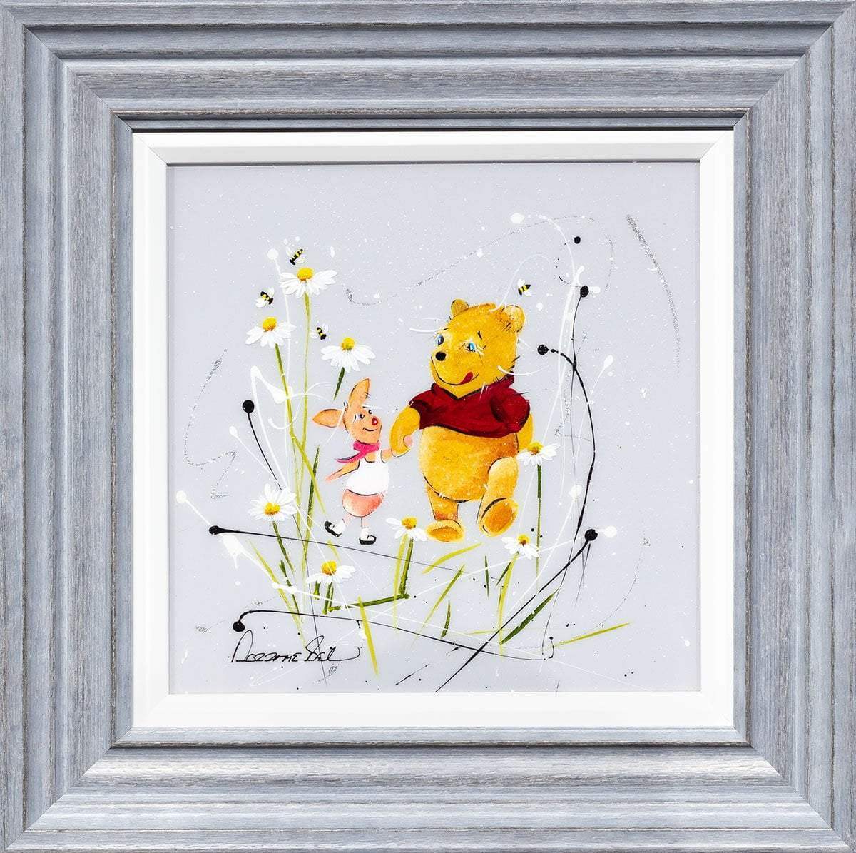 I'm Never Afraid With You - Original - SOLD by artist Rozanne Bell - Wyecliffe Galleries