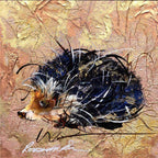 I'm Soft On The Inside - Original - SOLD by artist Rozanne Bell - Wyecliffe Galleries