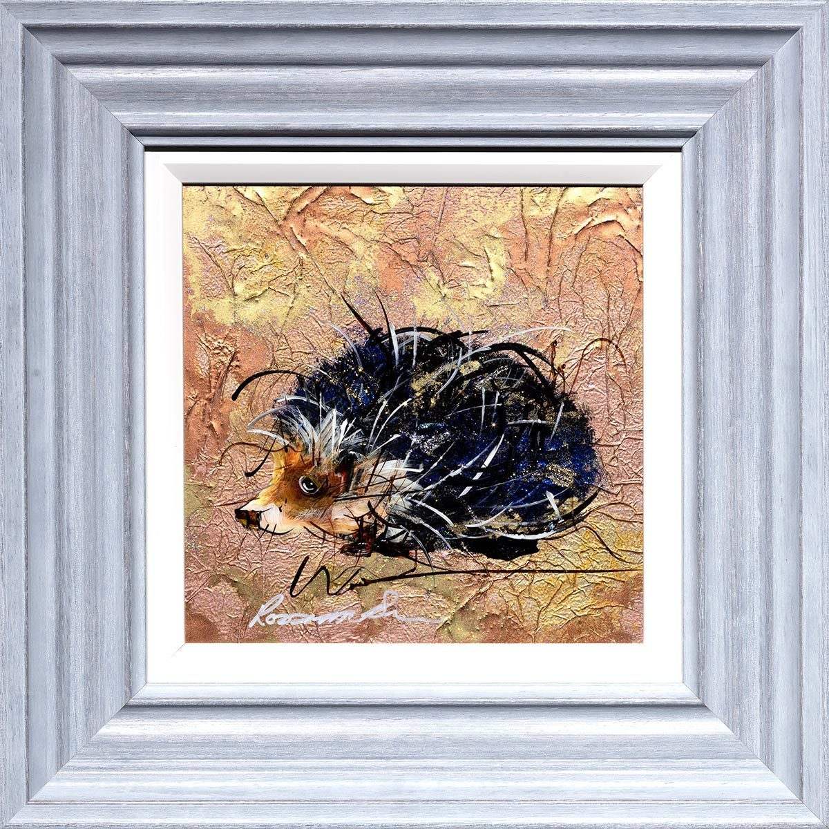 I'm Soft On The Inside - Original - SOLD by artist Rozanne Bell - Wyecliffe Galleries