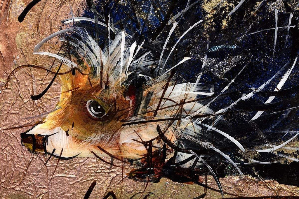 I'm Soft On The Inside - Original - SOLD by artist Rozanne Bell - Wyecliffe Galleries