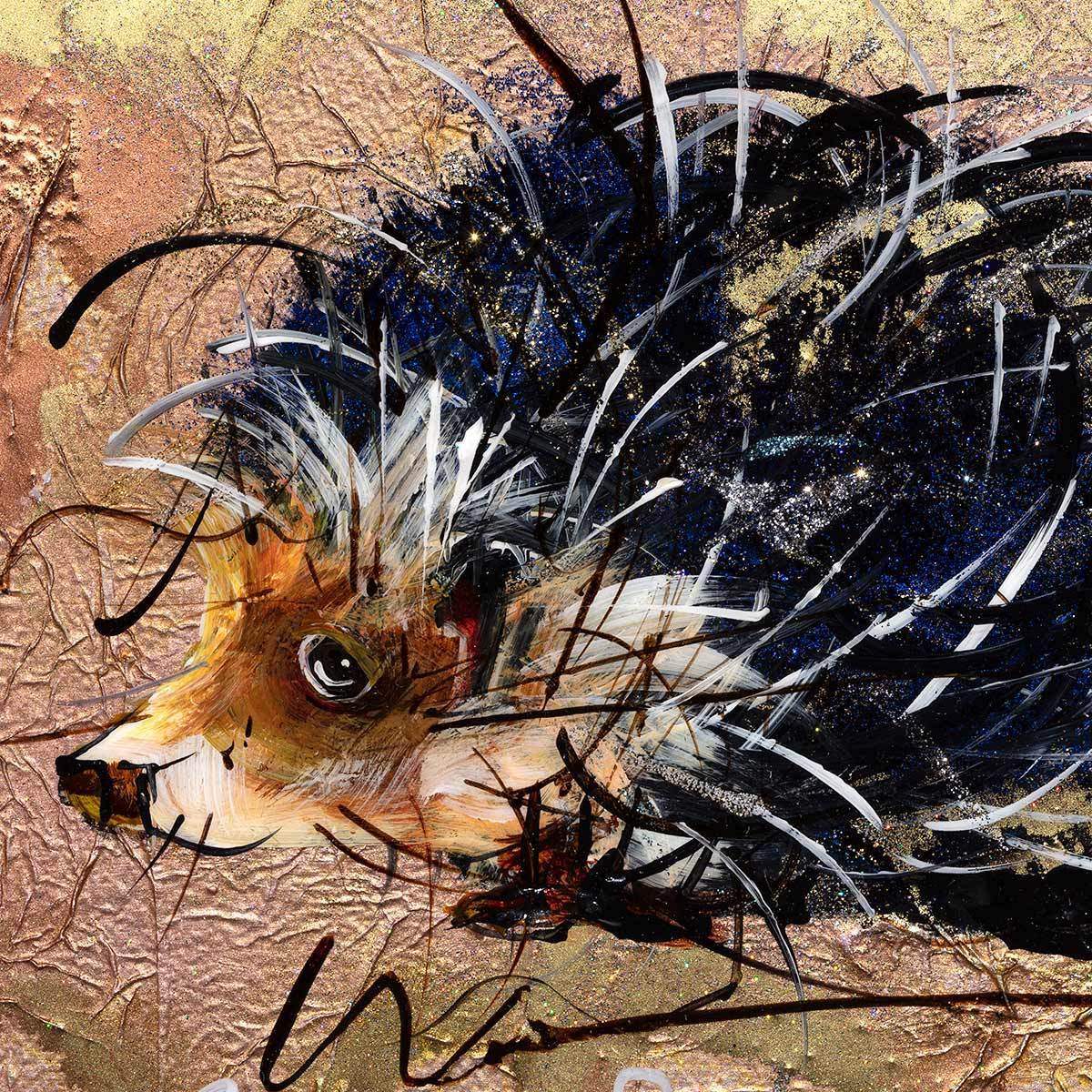 I'm Soft On The Inside - Original - SOLD by artist Rozanne Bell - Wyecliffe Galleries