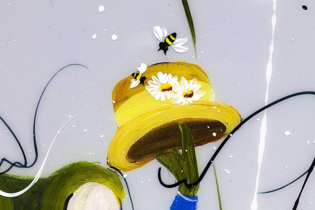 I'm Such a Clever Toad - Original - SOLD by artist Rozanne Bell - Wyecliffe Galleries