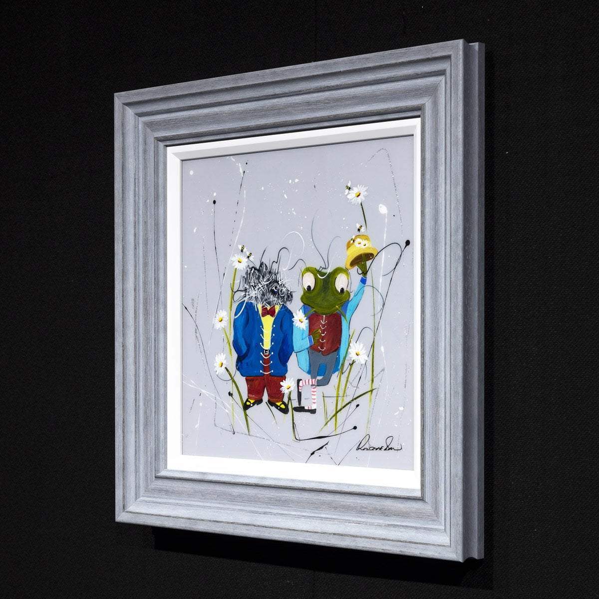 I'm Such a Clever Toad - Original - SOLD by artist Rozanne Bell - Wyecliffe Galleries