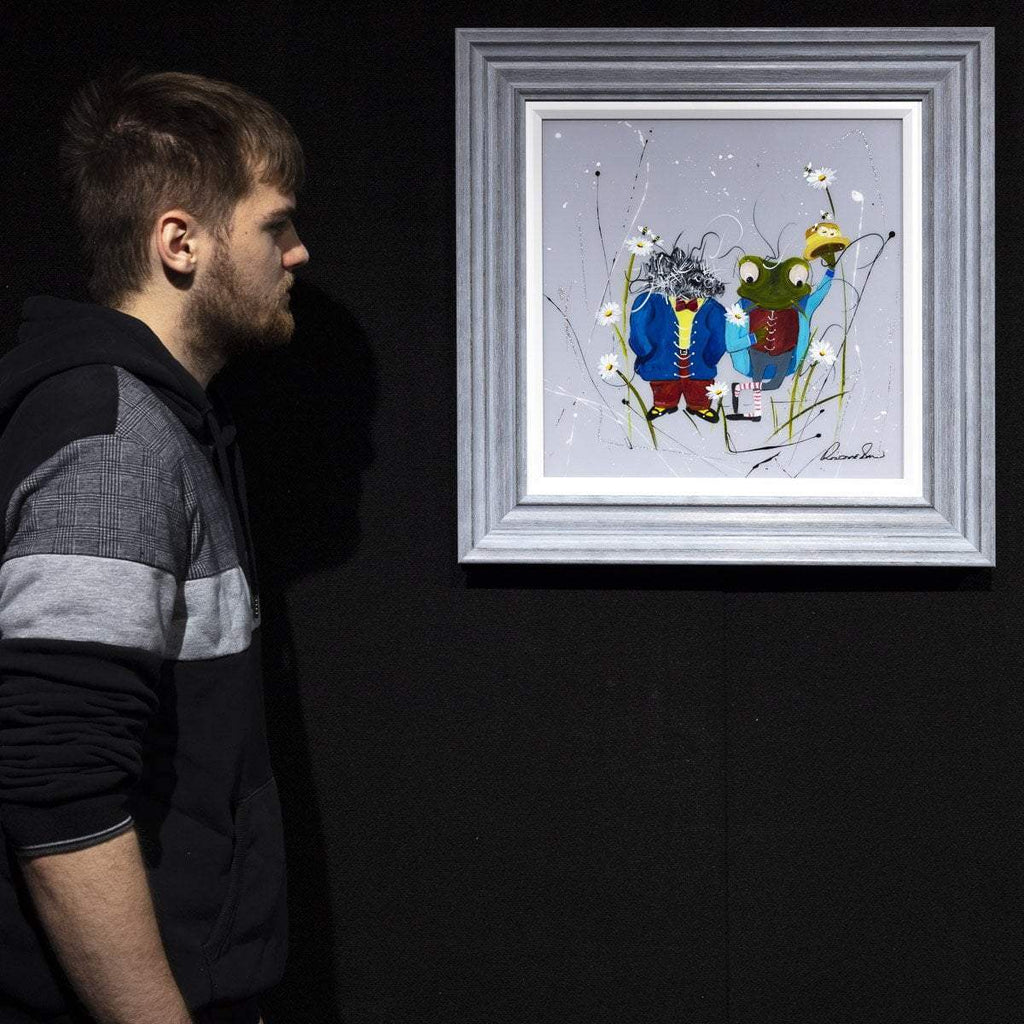 I'm Such a Clever Toad - Original - SOLD by artist Rozanne Bell - Wyecliffe Galleries