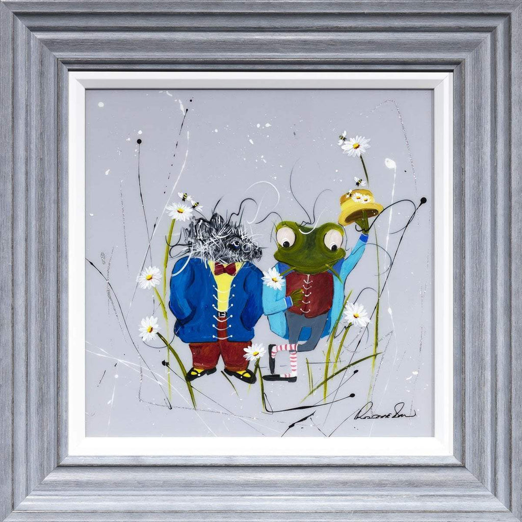 I'm Such a Clever Toad - Original - SOLD by artist Rozanne Bell - Wyecliffe Galleries