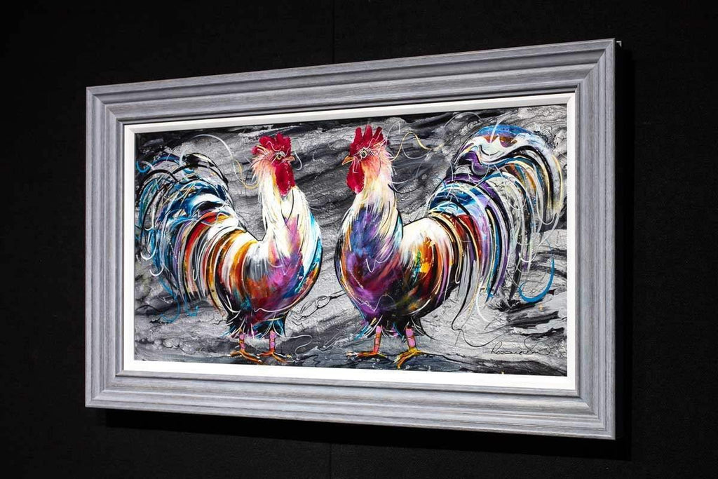 I'm Watching You - Original - SOLD by artist Rozanne Bell - Wyecliffe Galleries