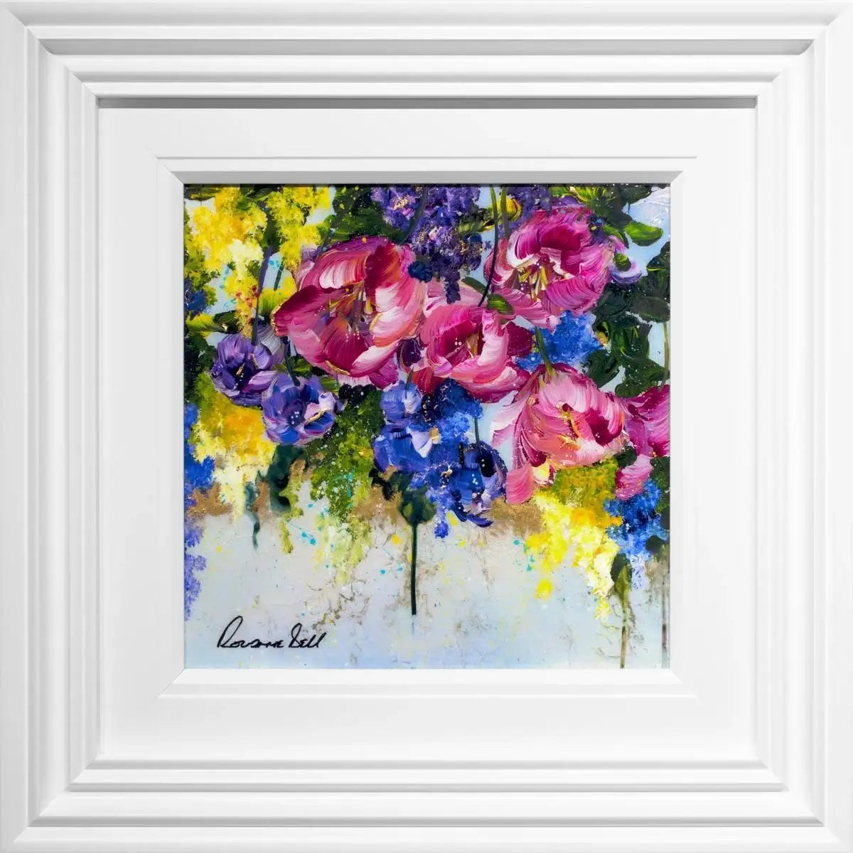 In Bloom I - Original - SOLD by artist Rozanne Bell - Wyecliffe Galleries
