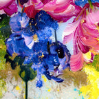 In Bloom I - Original - SOLD by artist Rozanne Bell - Wyecliffe Galleries