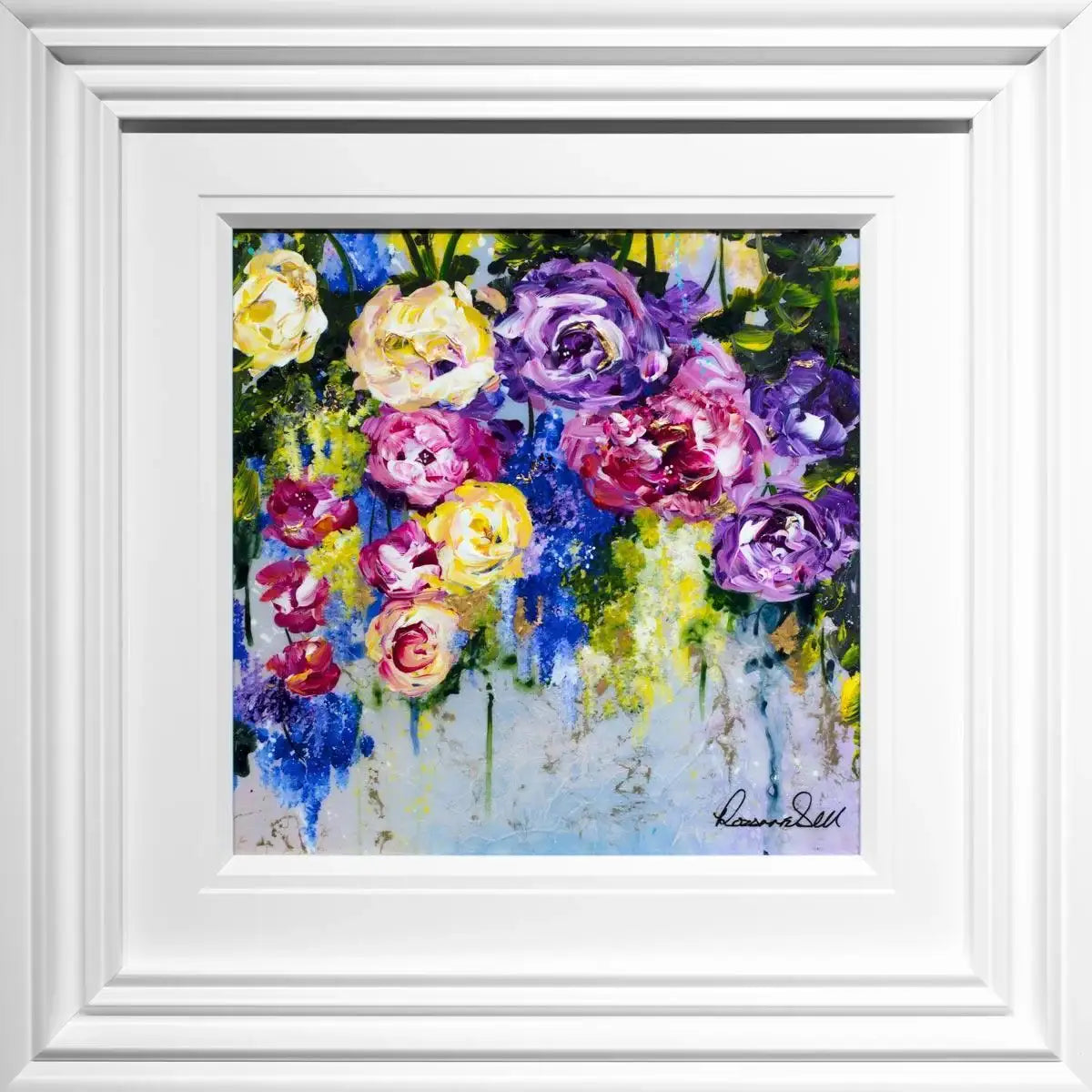 In Bloom II - Original - SOLD by artist Rozanne Bell - Wyecliffe Galleries