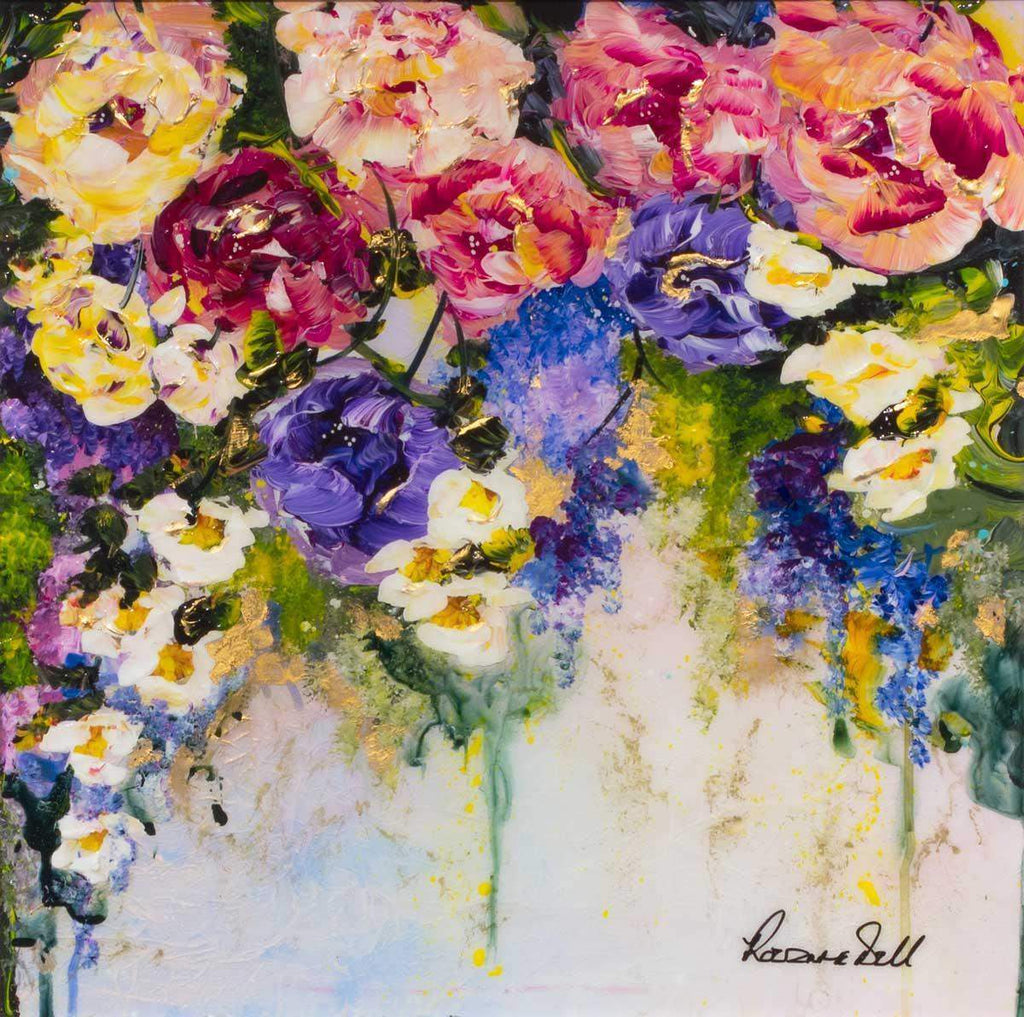 In Bloom III - Original - SOLD by artist Rozanne Bell - Wyecliffe Galleries