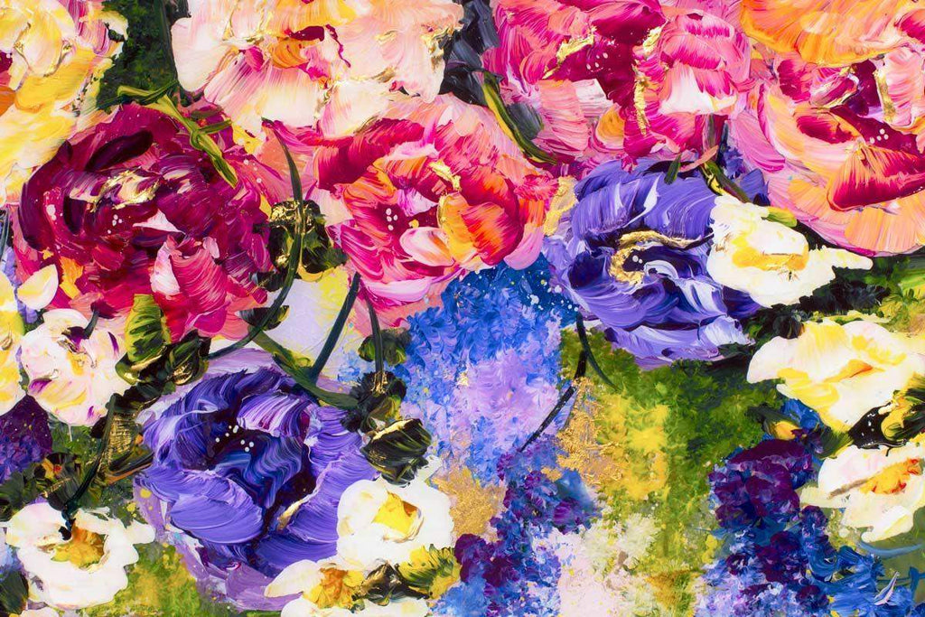 In Bloom III - Original - SOLD by artist Rozanne Bell - Wyecliffe Galleries