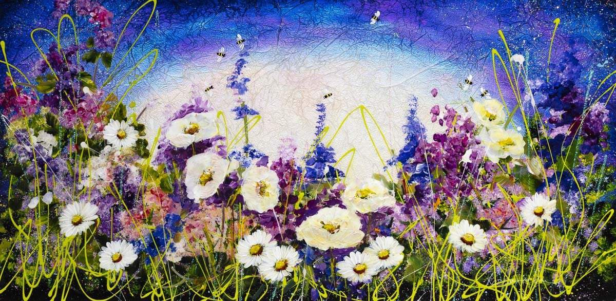 In Blossom - Original - SOLD by artist Rozanne Bell - Wyecliffe Galleries