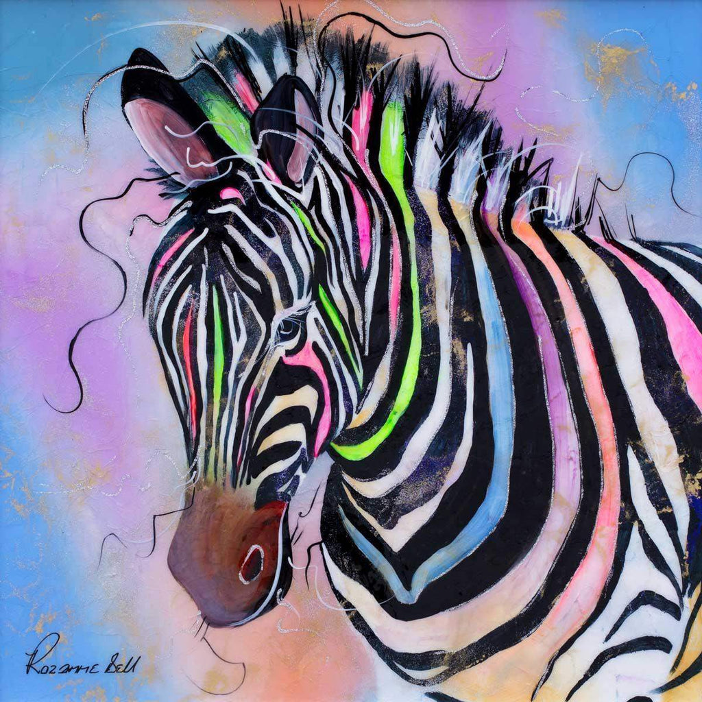 In Living Colour - Original - SOLD by artist Rozanne Bell - Wyecliffe Galleries