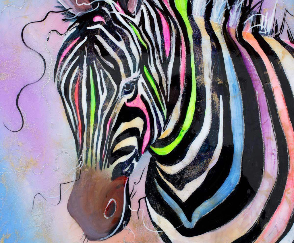 In Living Colour - Original - SOLD by artist Rozanne Bell - Wyecliffe Galleries