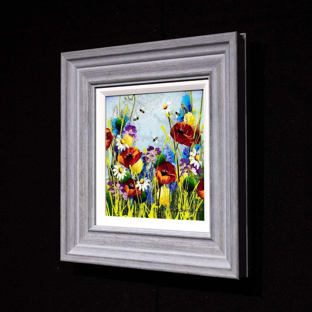 In The Meadow I - Original - SOLD by artist Rozanne Bell - Wyecliffe Galleries