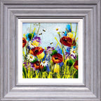 In The Meadow I - Original - SOLD by artist Rozanne Bell - Wyecliffe Galleries