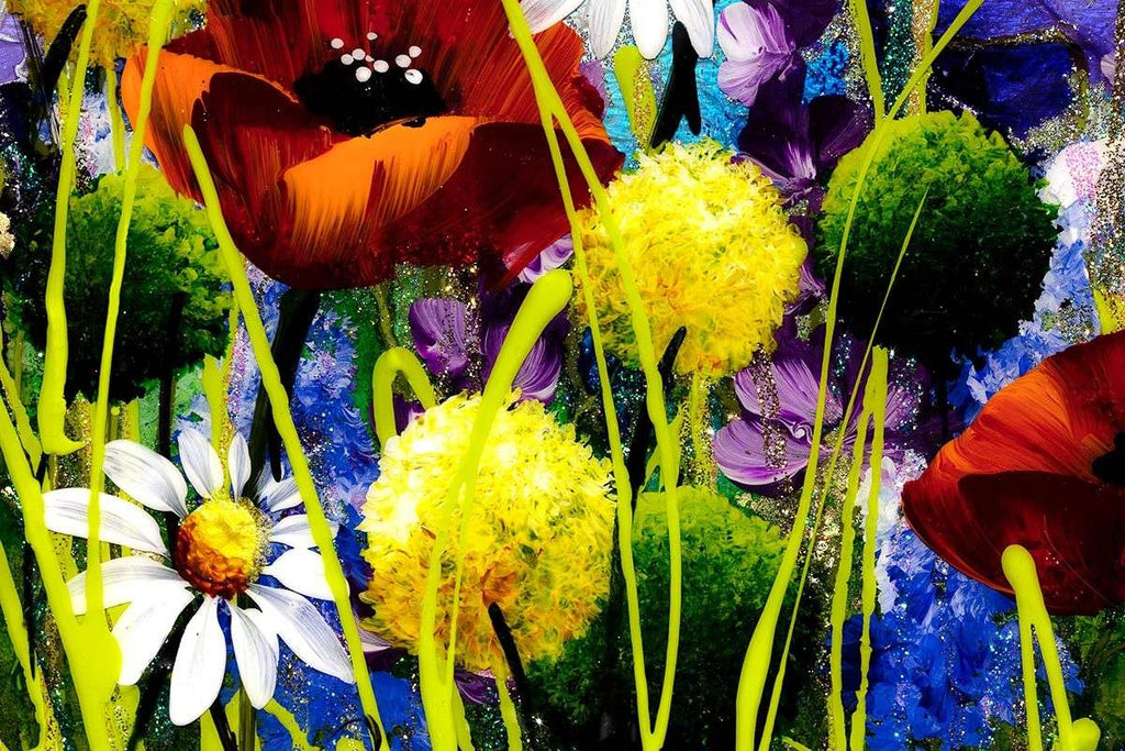 In The Meadow II - Original - SOLD by artist Rozanne Bell - Wyecliffe Galleries