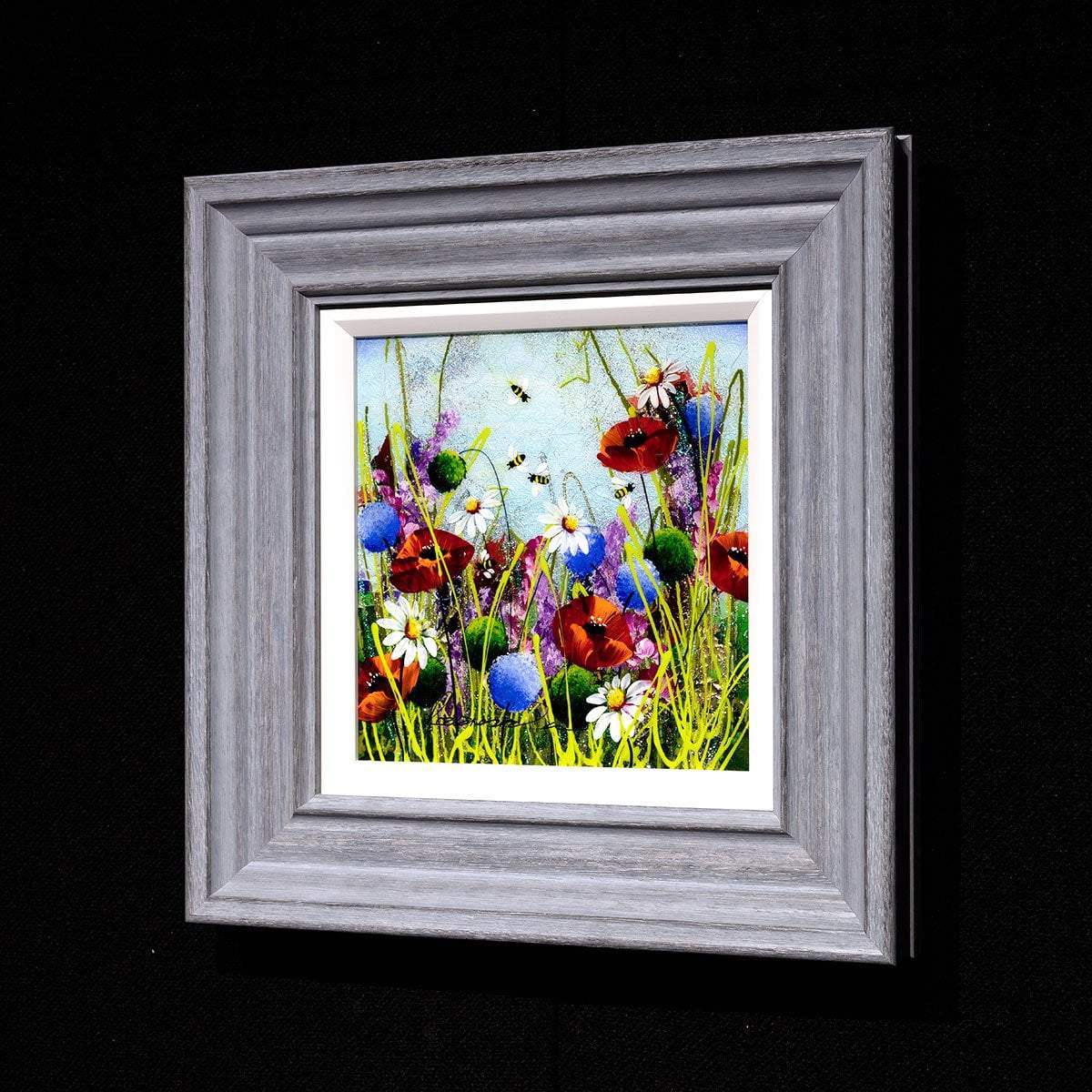 In The Meadow III - Original - SOLD by artist Rozanne Bell - Wyecliffe Galleries