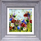 In The Meadow III - Original - SOLD by artist Rozanne Bell - Wyecliffe Galleries