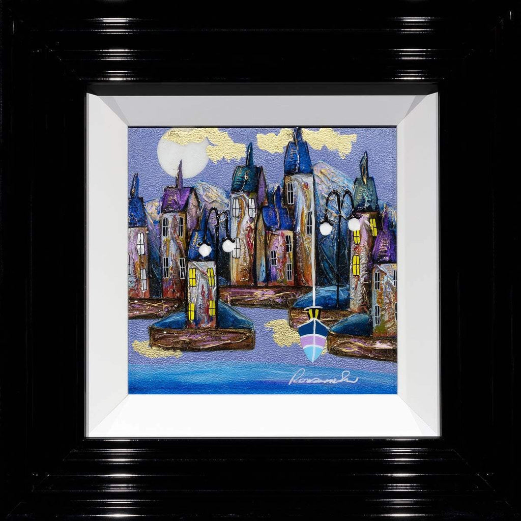 In The Moonlight - Original - SOLD by artist Rozanne Bell - Wyecliffe Galleries