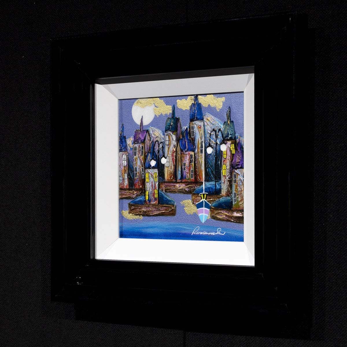 In The Moonlight - Original - SOLD by artist Rozanne Bell - Wyecliffe Galleries