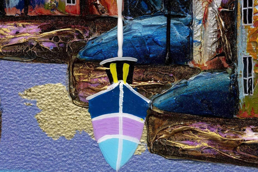 In The Moonlight - Original - SOLD by artist Rozanne Bell - Wyecliffe Galleries