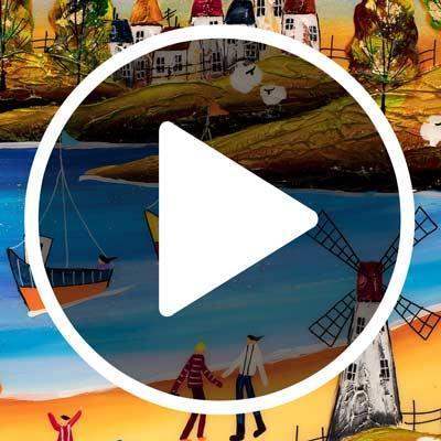 Indigo Bay - SOLD by artist Rozanne Bell - Wyecliffe Galleries