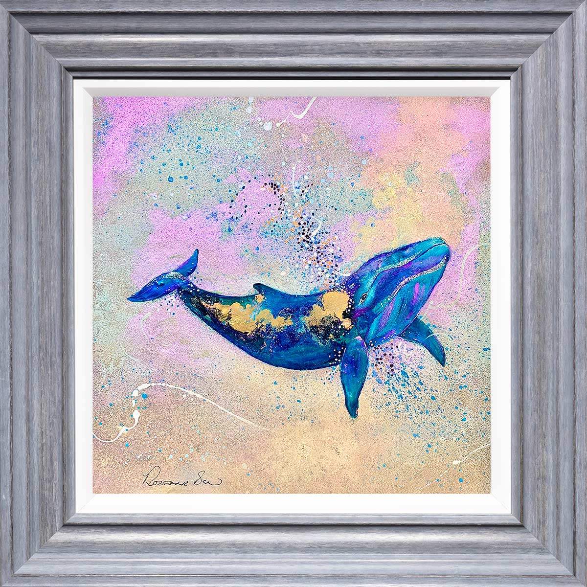 Into The Deep - Original - SOLD by artist Rozanne Bell - Wyecliffe Galleries