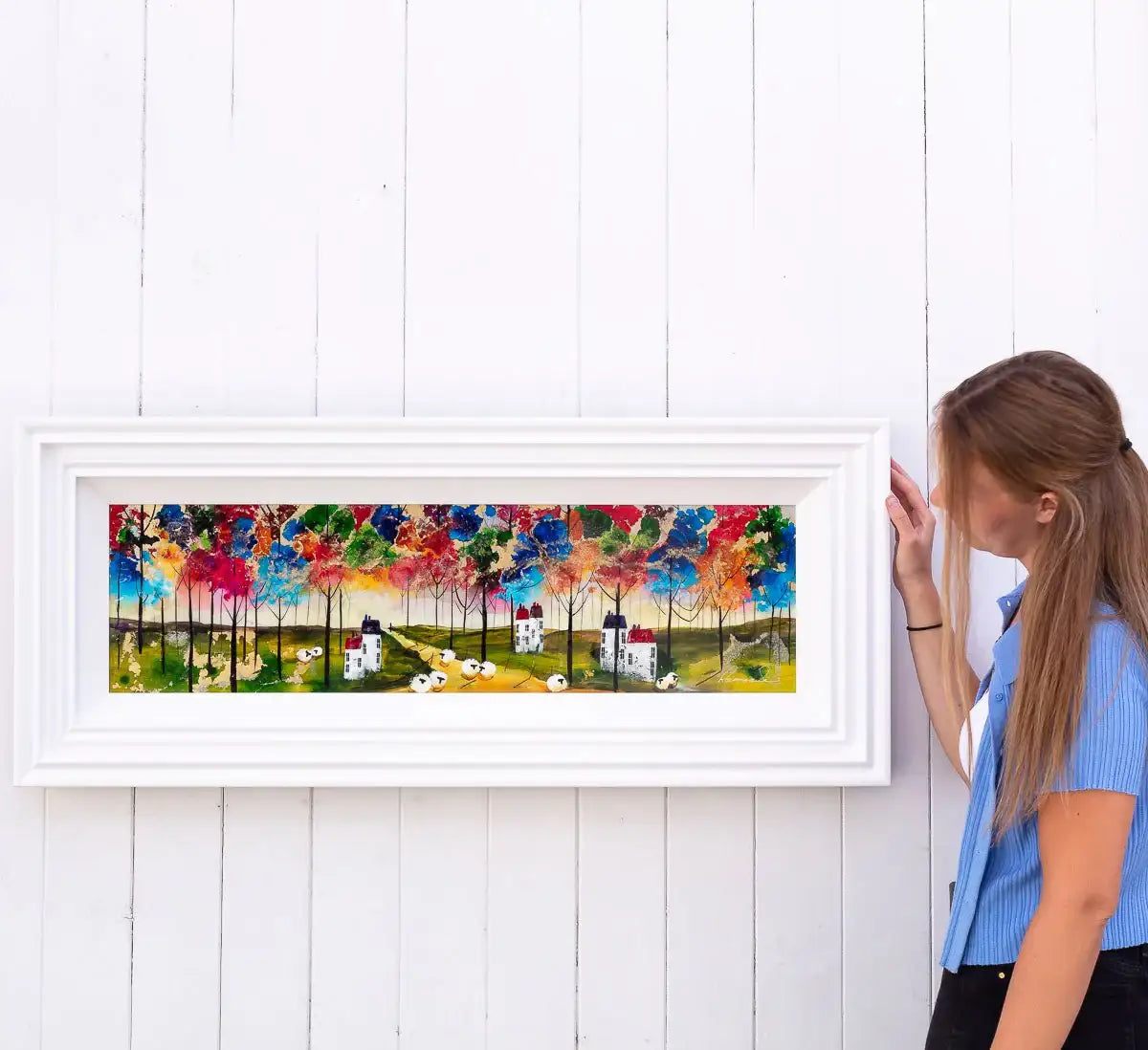 Into The Forest - Original - SOLD by artist Rozanne Bell - Wyecliffe Galleries