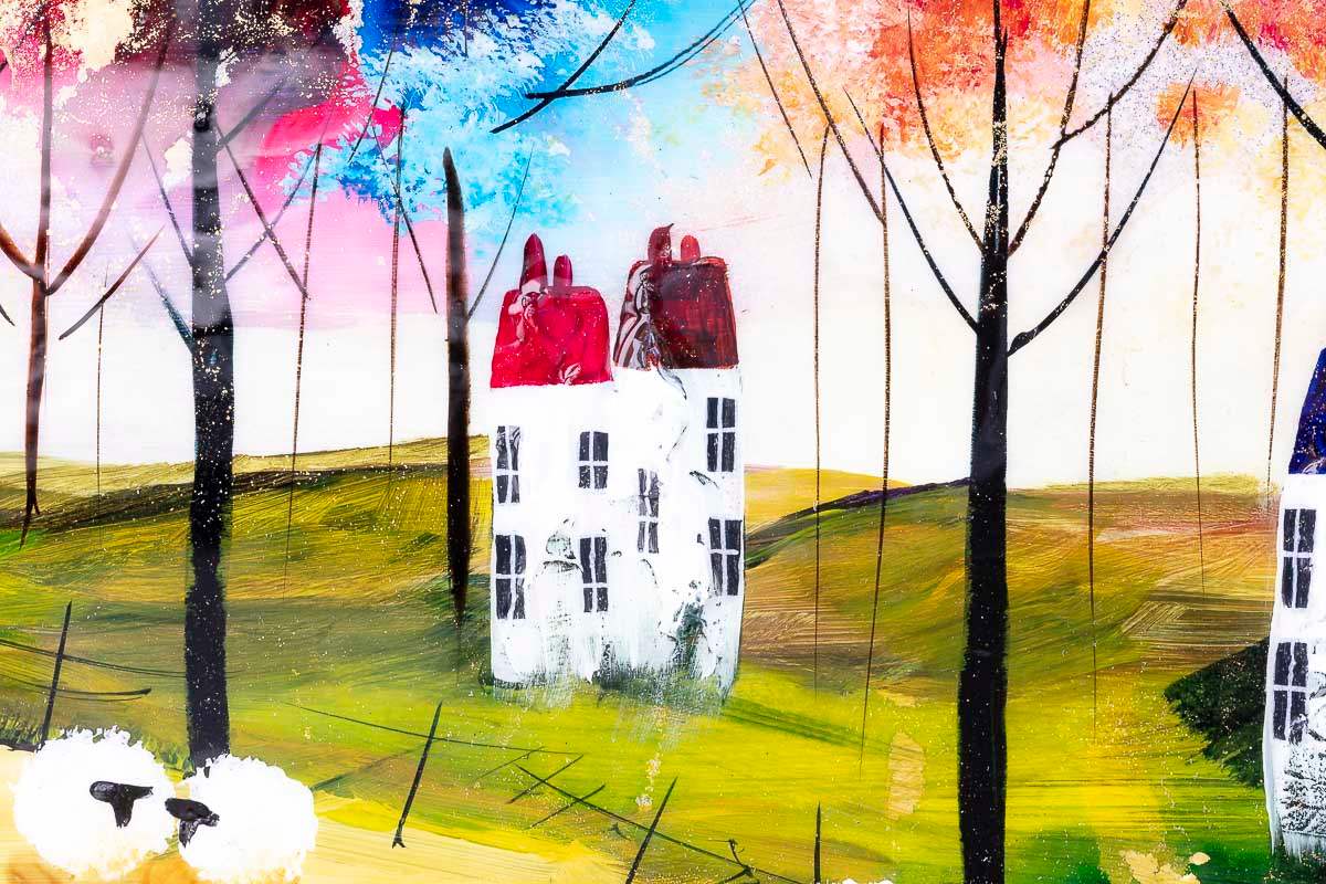 Into The Forest - Original - SOLD by artist Rozanne Bell - Wyecliffe Galleries