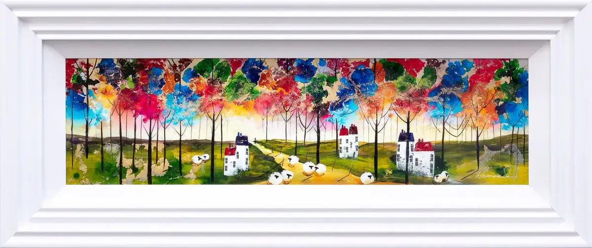Into The Forest - Original - SOLD by artist Rozanne Bell - Wyecliffe Galleries