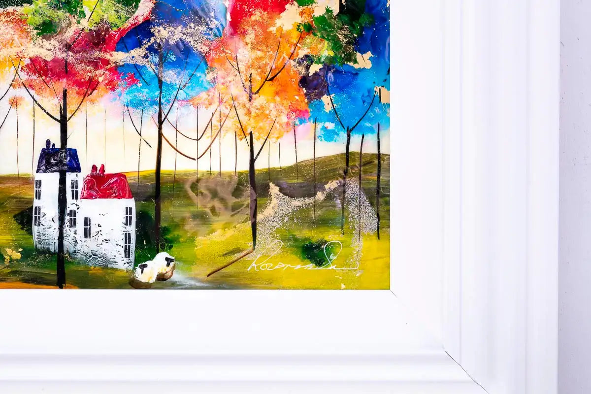 Into The Forest - Original - SOLD by artist Rozanne Bell - Wyecliffe Galleries