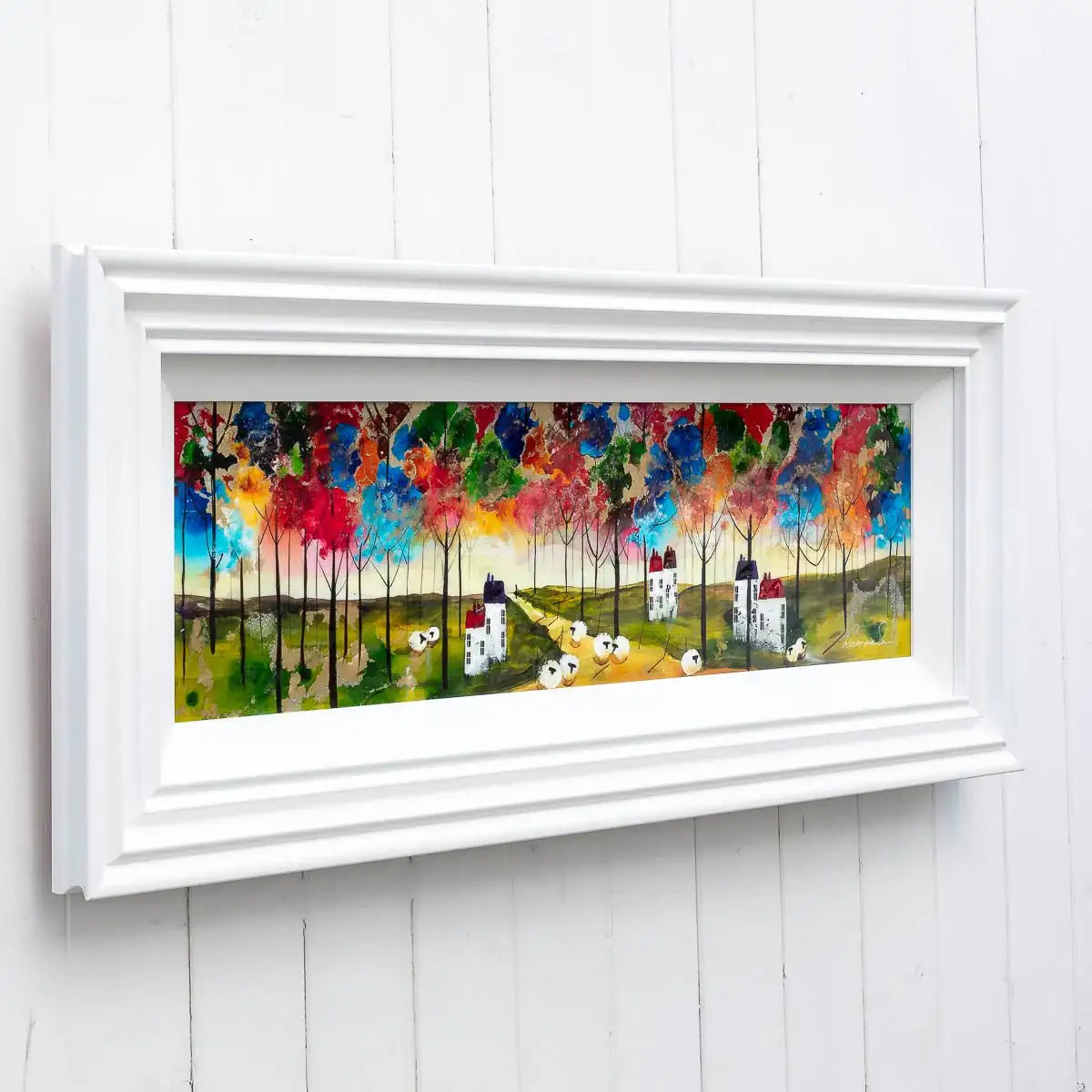 Into The Forest - Original - SOLD by artist Rozanne Bell - Wyecliffe Galleries