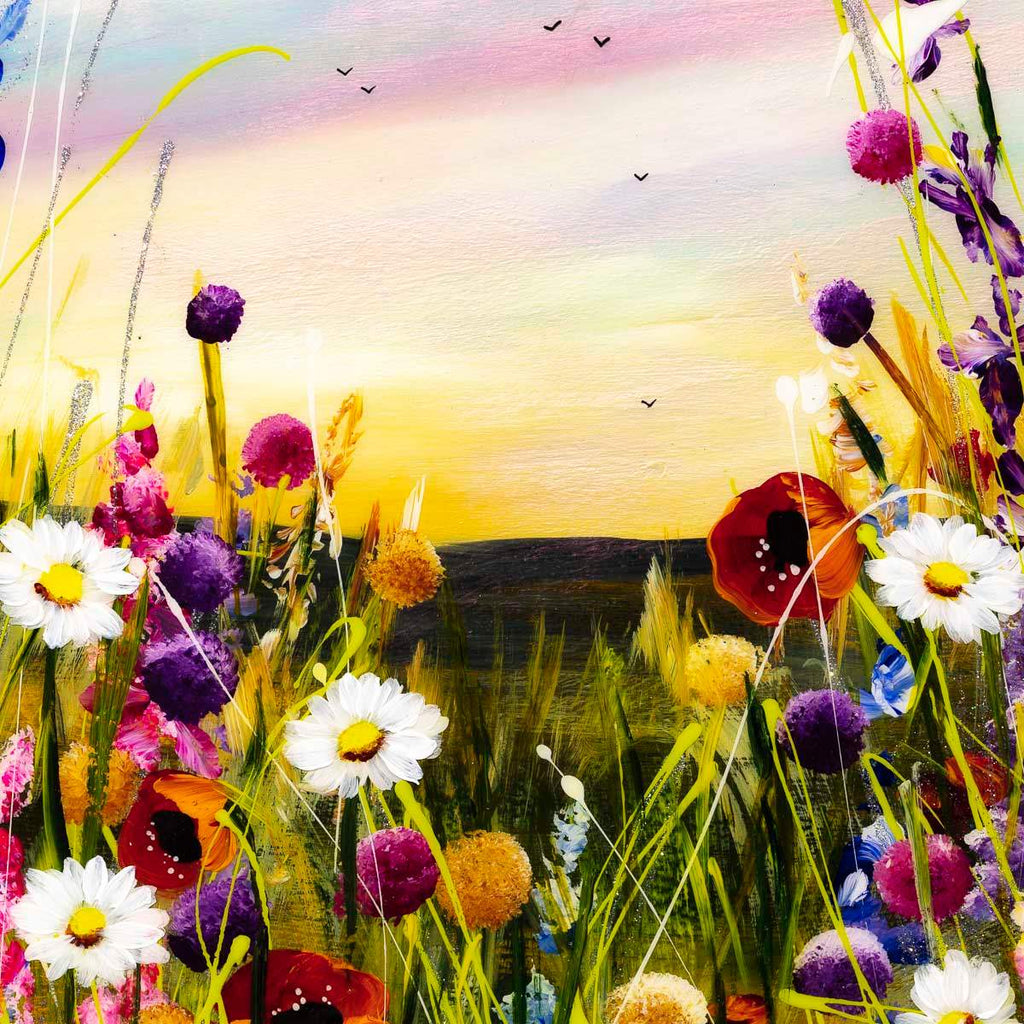 Into the Sunset - Original - SOLD by artist Rozanne Bell - Wyecliffe Galleries