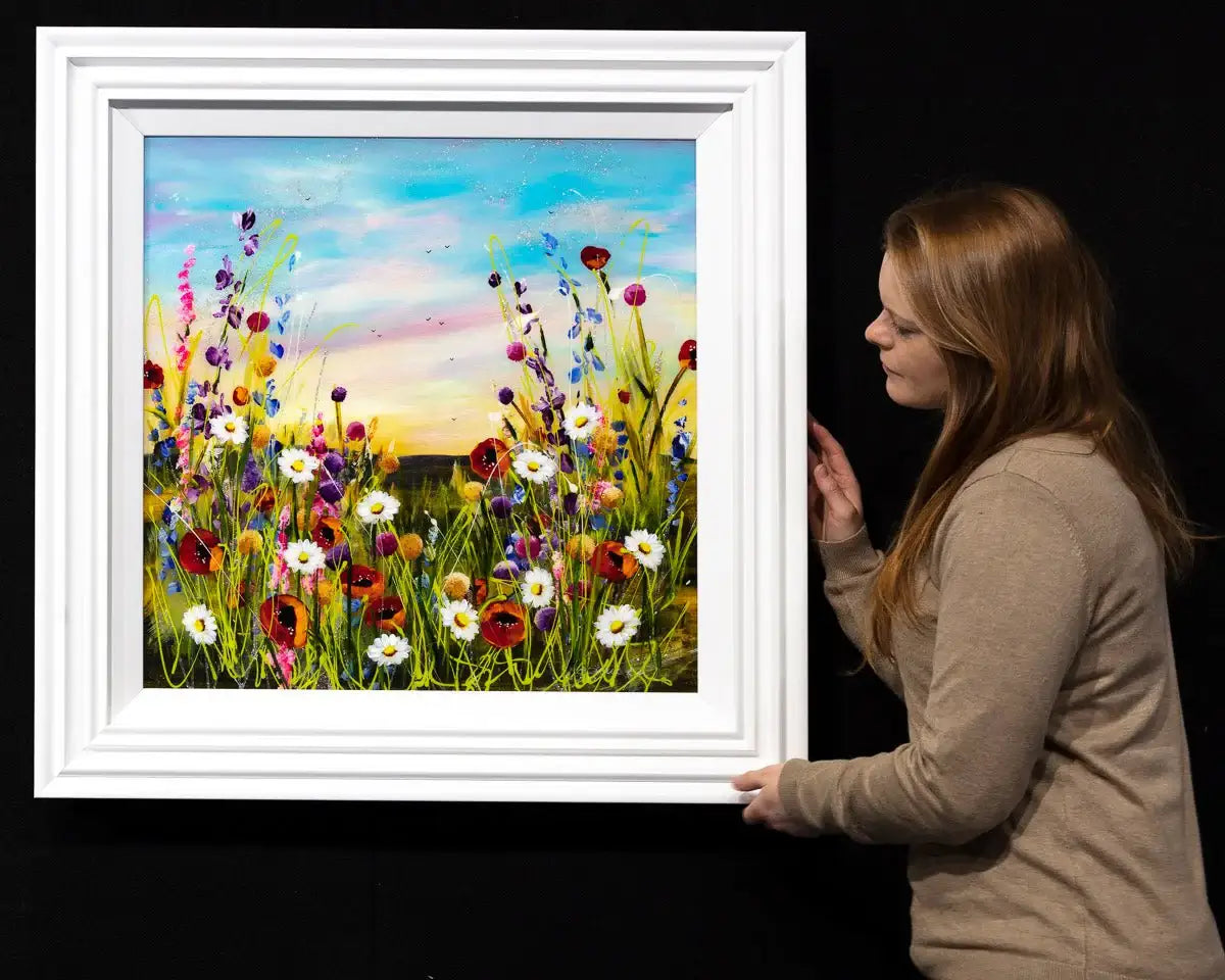Into the Sunset - Original - SOLD by artist Rozanne Bell - Wyecliffe Galleries