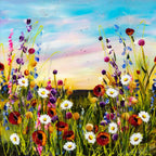 Into the Sunset - Original - SOLD by artist Rozanne Bell - Wyecliffe Galleries