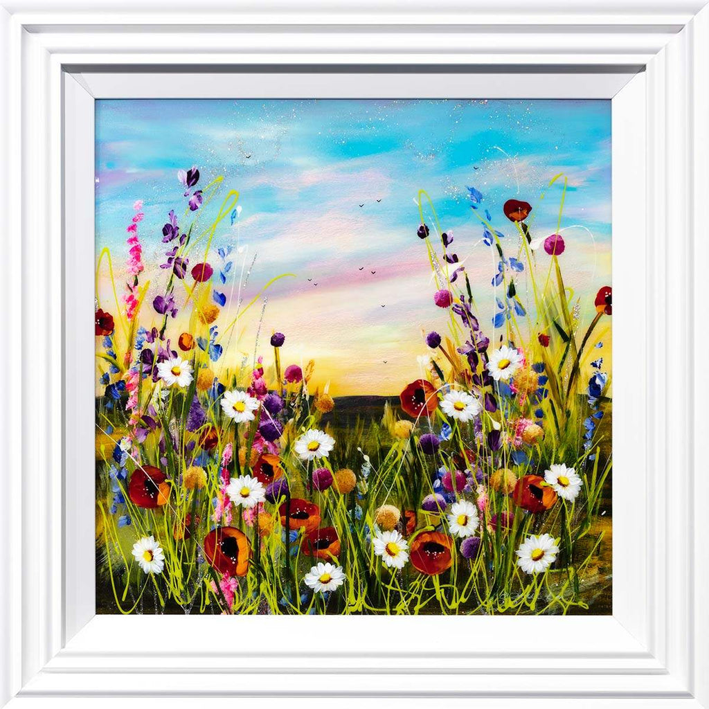 Into the Sunset - Original - SOLD by artist Rozanne Bell - Wyecliffe Galleries