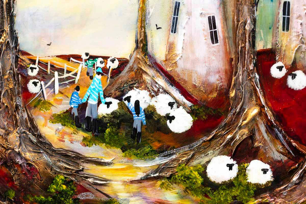 Into the Woods - Original - SOLD by artist Rozanne Bell - Wyecliffe Galleries