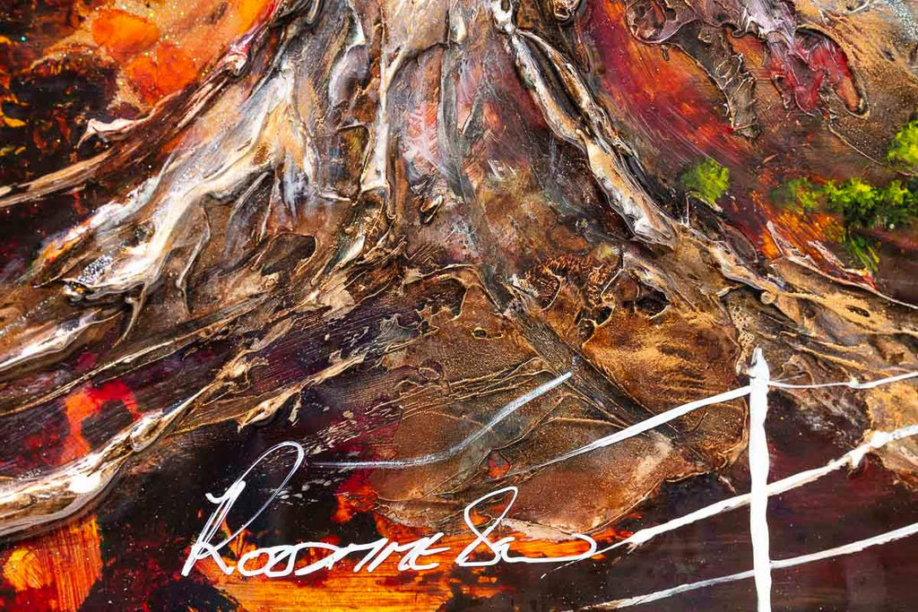 Into the Woods - Original - SOLD by artist Rozanne Bell - Wyecliffe Galleries