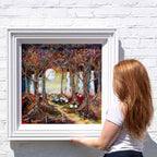 Into the Woods - Original - SOLD by artist Rozanne Bell - Wyecliffe Galleries
