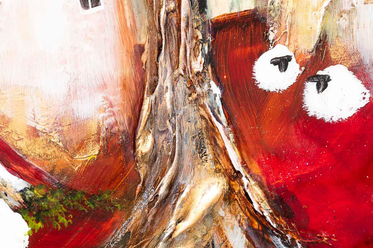 Into the Woods - Original - SOLD by artist Rozanne Bell - Wyecliffe Galleries