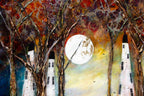 Into the Woods - Original - SOLD by artist Rozanne Bell - Wyecliffe Galleries