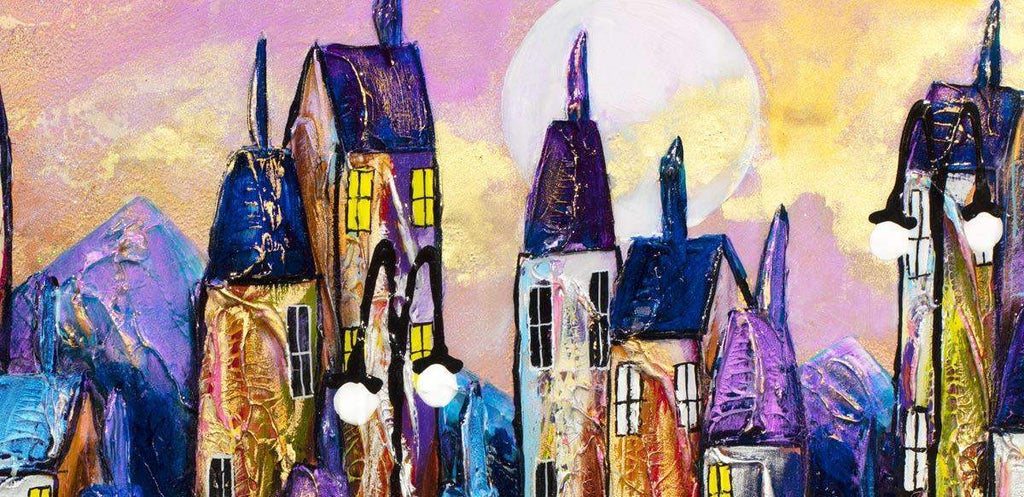 Iridescent Dreams - Original - SOLD by artist Rozanne Bell - Wyecliffe Galleries